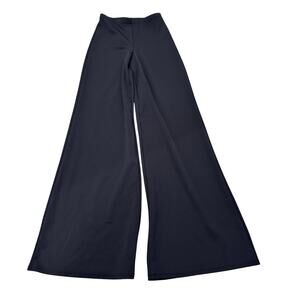 Good American Palazzo Pull On Pants Black Size Small (1)